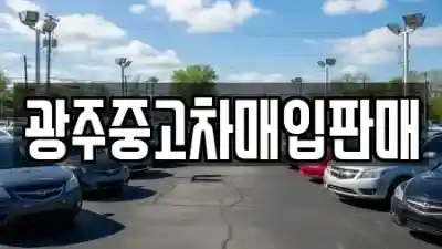 광주 광산구 월곡동 중고차매매 추천 5곳