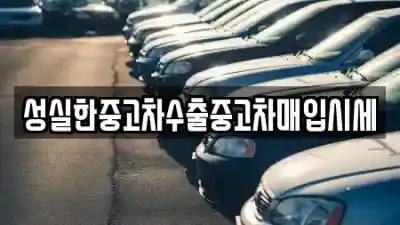 대전광역시 서구 가수원동 중고차 4곳 안내